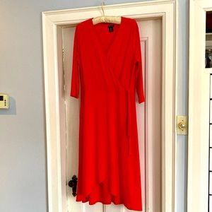 Nicole Miller signature wrap dress